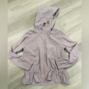 Lululemon Hooded Lightweight Jacket in Blush size 4